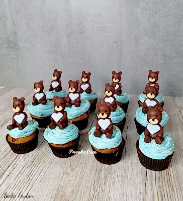 Ayicik-Figurlu-Cupcake