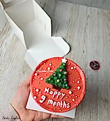 Happy 9 Mount Cake