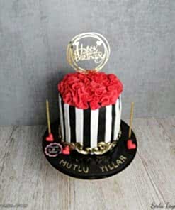 Red-Flowers-Cakes