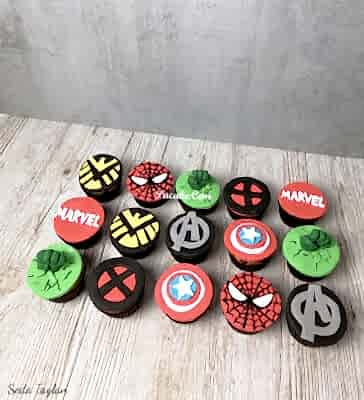 super-kahramanlar-cupcake