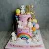 Unicorn Sevimli Kız Pasta